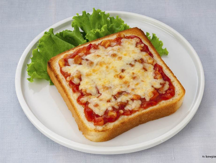 <h1>Pizza Cheese Toast with Kewpie Basil Pizza Sauce</h1>