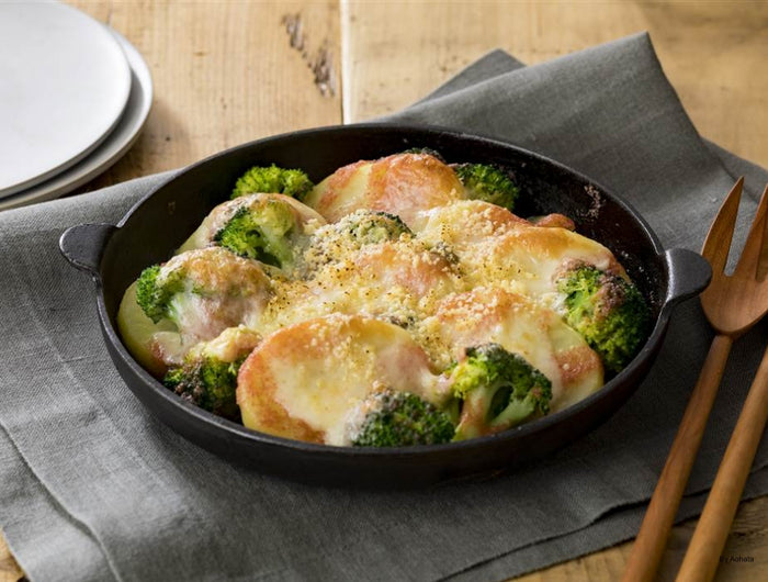 <h1>Mentaiko Cheese Bake with Potato & Broccoli – Aohata Verde Recipe</h1>