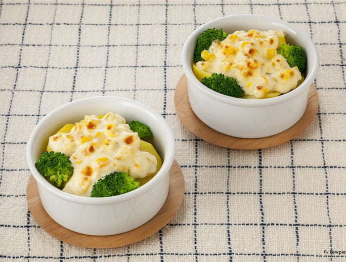 <h1>Potato & Broccoli Corn Mayo Gratin with Kewpie Spread</h1>
