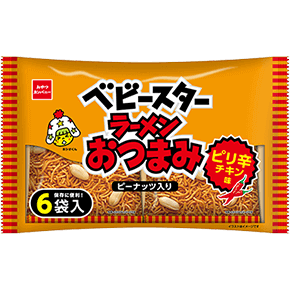 Baby Star Spicy Chicken Ramen Snack - 6 pcs Pack - Konbini Stop